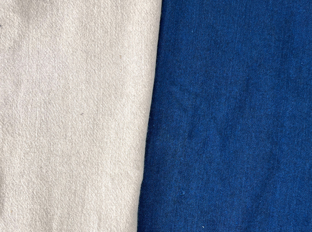 Wool Linen Blend Twill Fabric – Yarn Dyed, Medium to Heavy Weight 8181 8182
