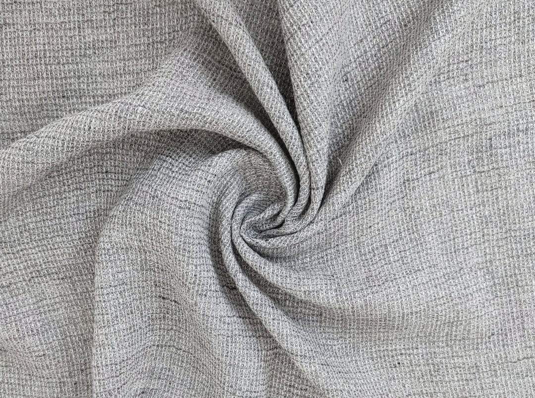 Cloud 9 100% Linen Waffle Tweed Fabric 7876 7877 7878 7879 7880 - The Linen Lab - Beige