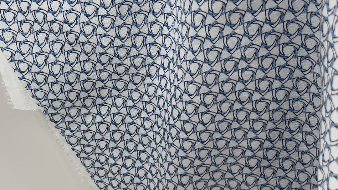 On-Demand Print | 100% Linen Fabric, Lightweight, Plain Weave, 52–53" Wide