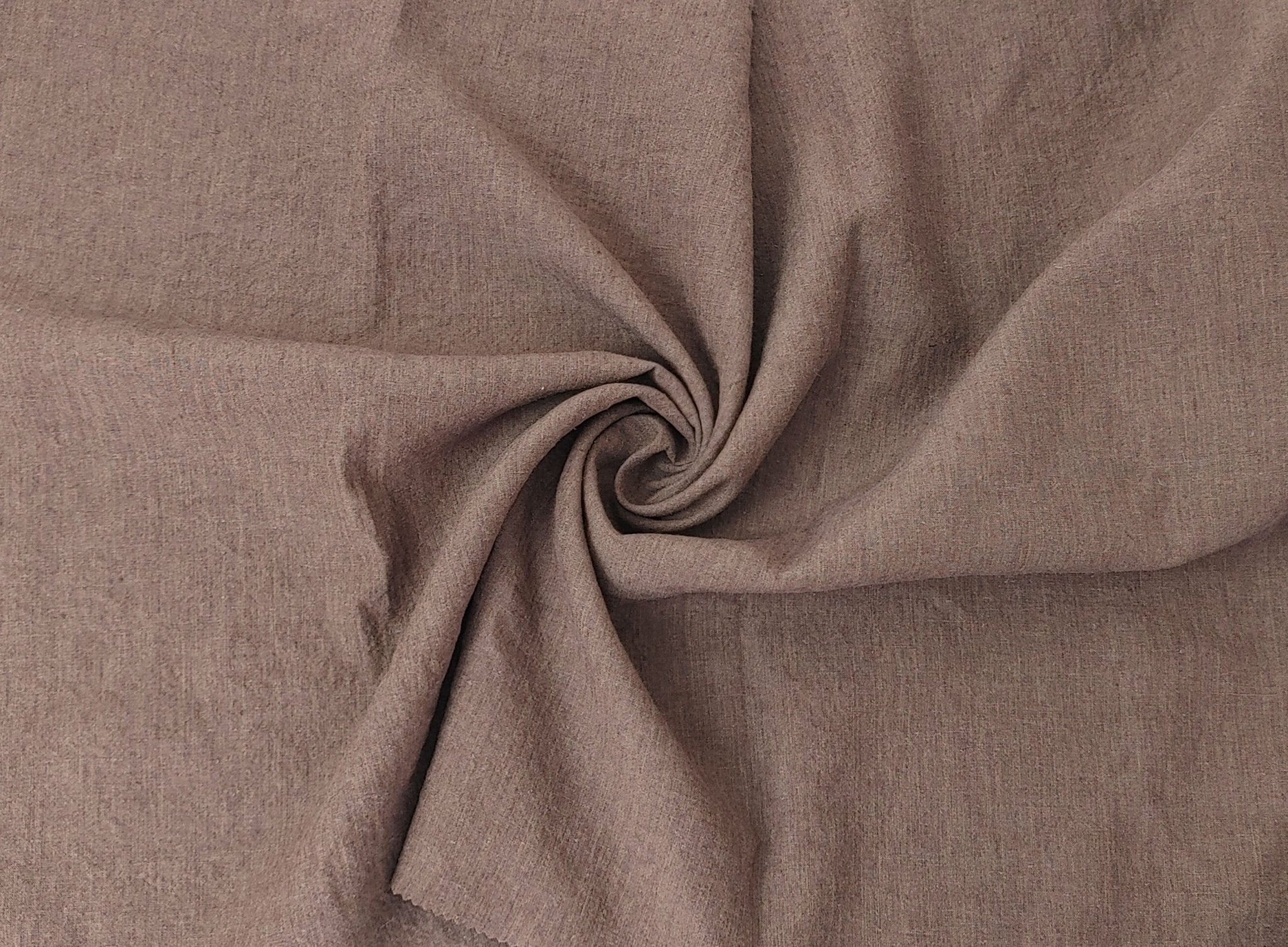 Vintage Dyed Medium Weight Linen Ramie Cotton Fabric with Plain Weave 7820 7771 7770 7819 7818 - The Linen Lab - Khaki(Light)