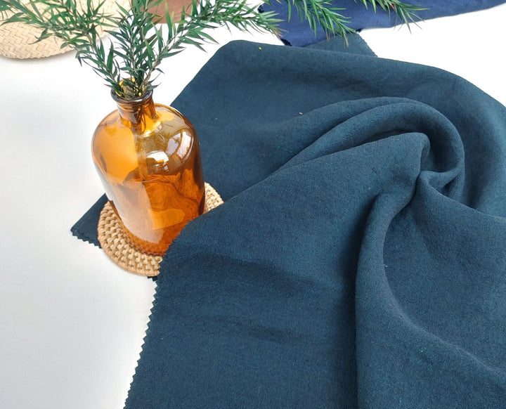 100% Linen Chambray Fabric, Light~Medium Weight, 2024 New Colorways 7823 7824 7778 7822 7662 - The Linen Lab - Purple