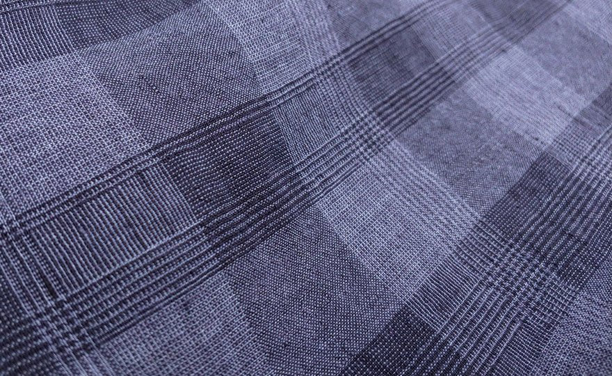 100% Linen Fabric Tartan Glen Plaid 6069 6841 6842 7220 - The Linen Lab - WH*MINT 6842