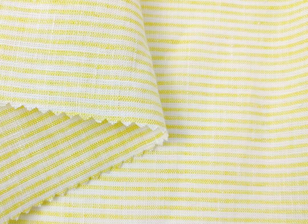 100% Linen Fabric Thin Stripe Collections Light Weight 4768 6939 6280 6279 4770 - The Linen Lab - Red
