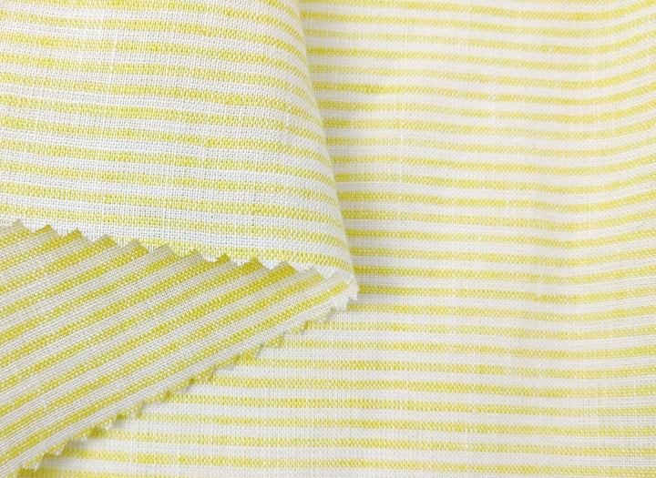 100% Linen Fabric Thin Stripe Collections Light Weight 4768 6939 6280 6279 4770 - The Linen Lab - Red