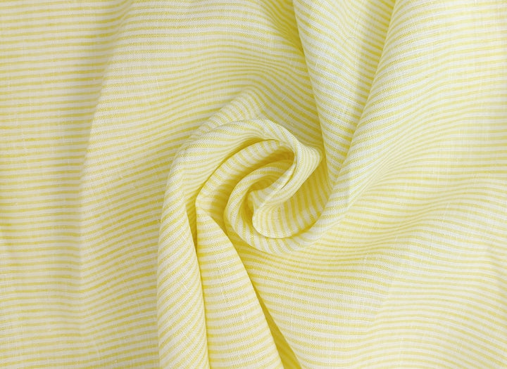 100% Linen Fabric Thin Stripe Collections Light Weight 4768 6939 6280 6279 4770 - The Linen Lab - Red