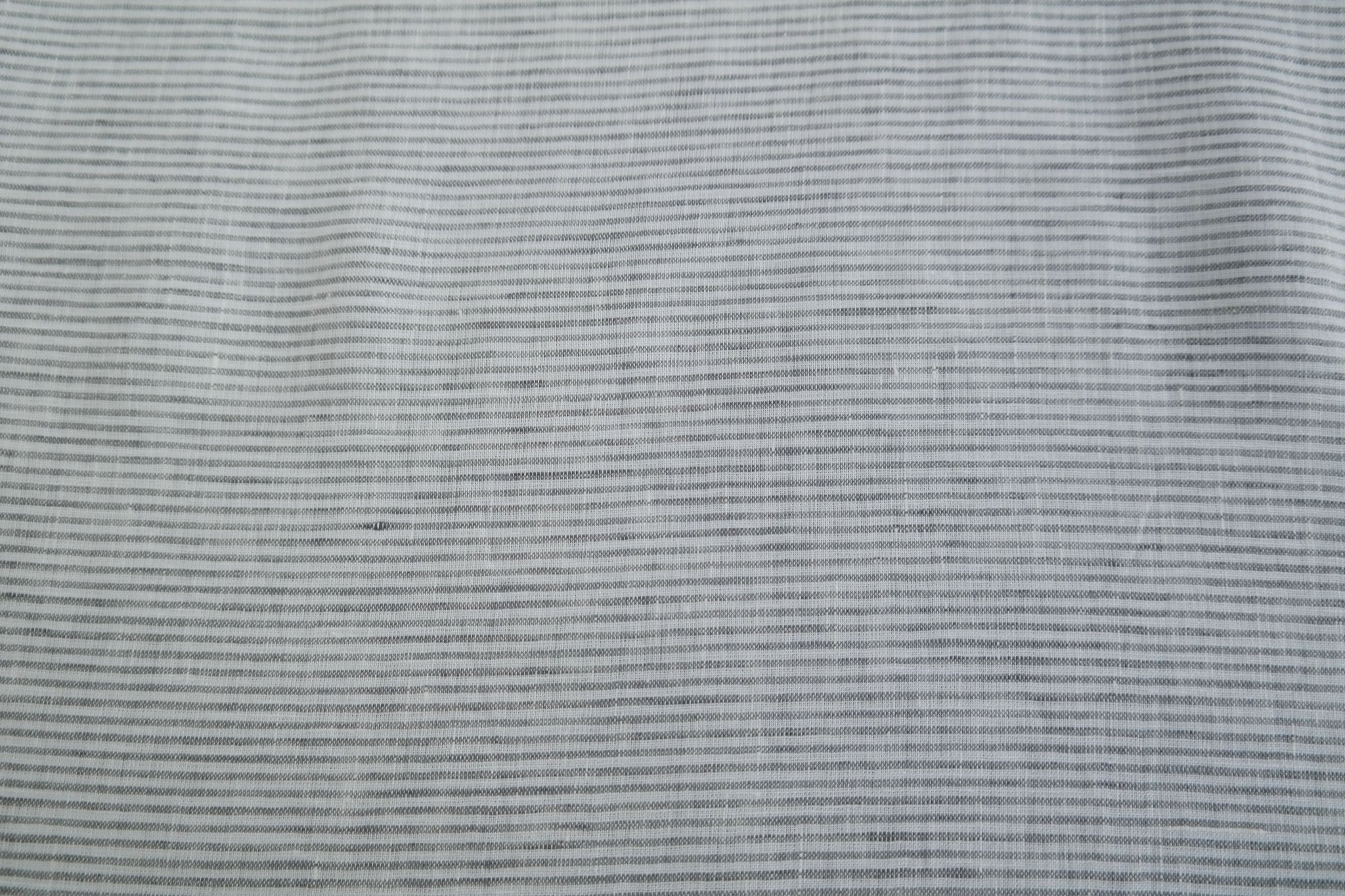 100% Linen Fabric Thin Stripe Collections Light Weight 4768 6939 6280 6279 - The Linen Lab - Grey 4768