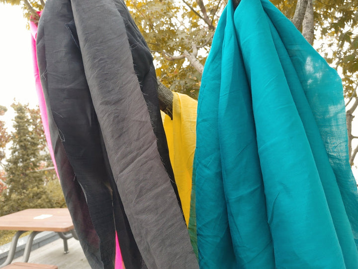 100% Ramie Fabric 60nm Light Weight - The Linen Lab - Green