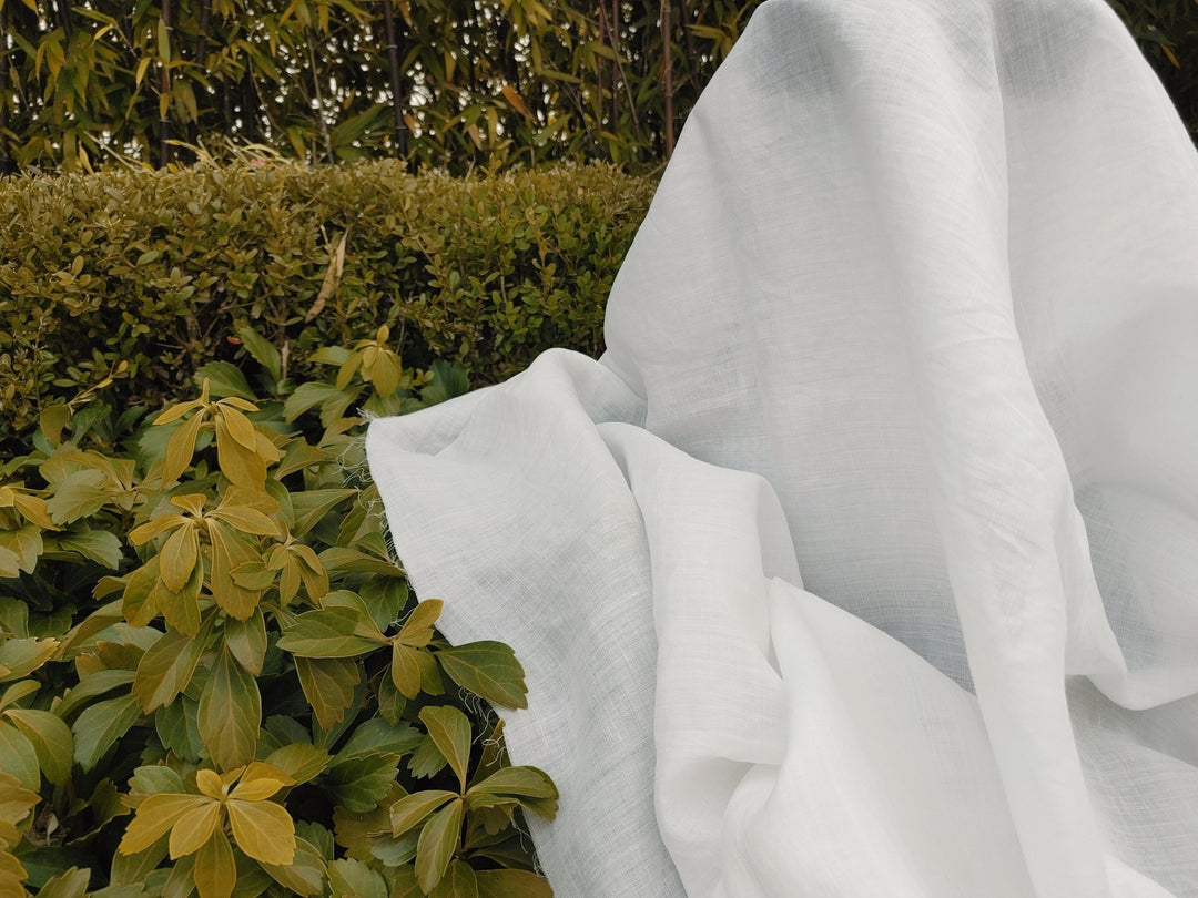 100% Ramie Fabric 60nm Light Weight - The Linen Lab - Green