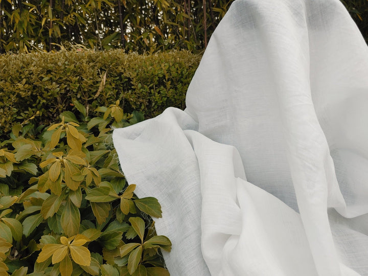 100% Ramie Fabric 60nm Light Weight - The Linen Lab - Green