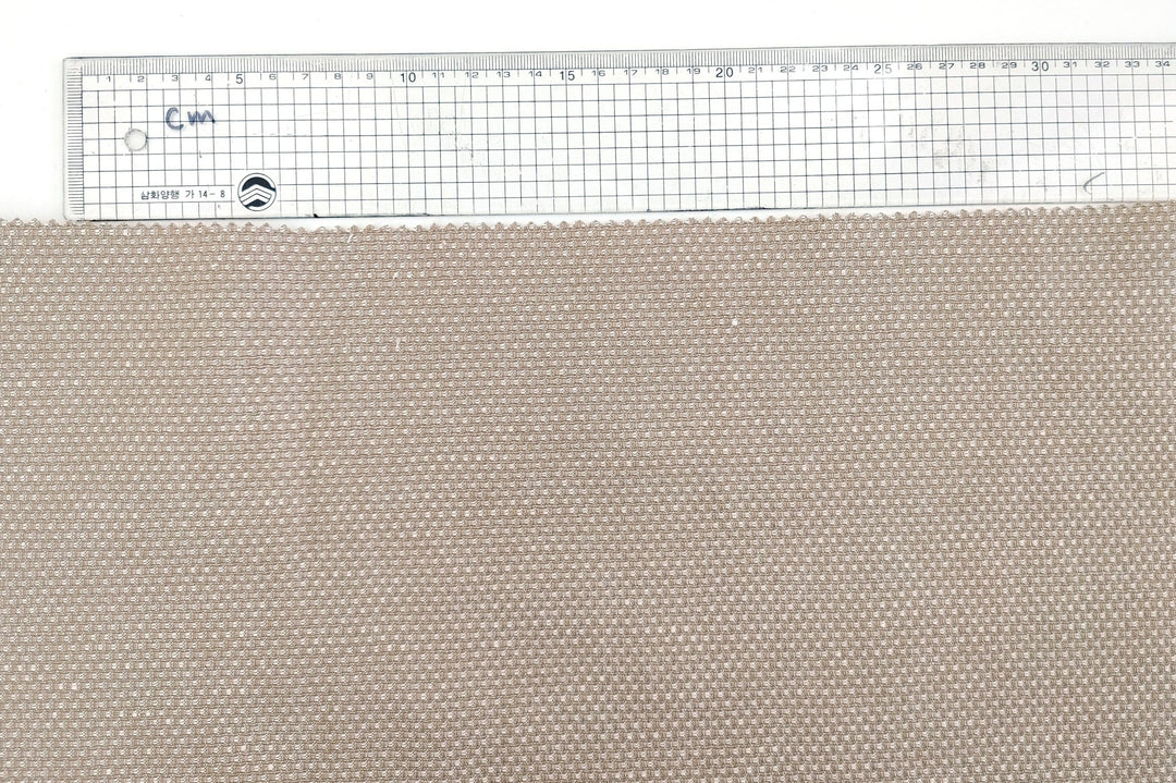 Beyond the Norm: The Bold Textures of Linen Cotton Dobby Chambray 4184 4185 - The Linen Lab - Beige