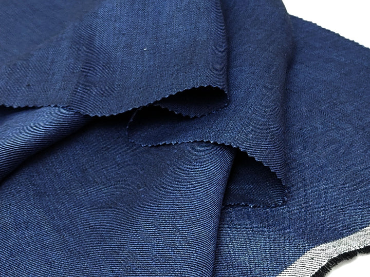 Classic Linen Twill Fabric: 100% Pure Linen, Medium Weight 7490 7615 7254 7255 7256 - The Linen Lab - Green