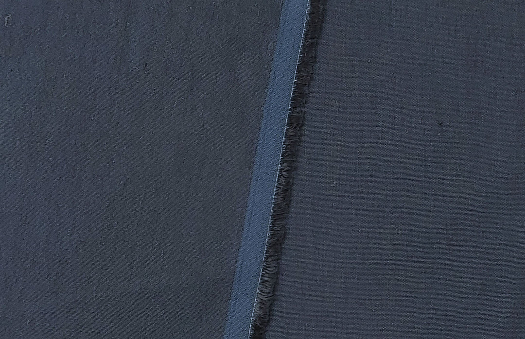 Donna Linen - High Density Linen Rayon Stretch Fabric 4025 4024 5982 4803 4579 4578 4023 3978 - The Linen Lab - Navy(Dark)