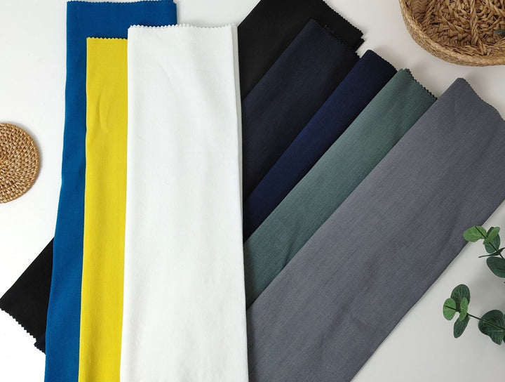 Donna Linen - High Density Linen Rayon Stretch Fabric 4025 4024 5982 4803 4579 4578 4023 3978 - The Linen Lab - White