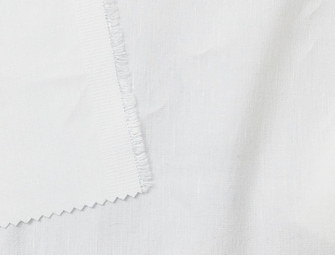 Donna Linen - High Density Linen Rayon Stretch Fabric 4025 4024 5982 4803 4579 4578 4023 3978 - The Linen Lab - White