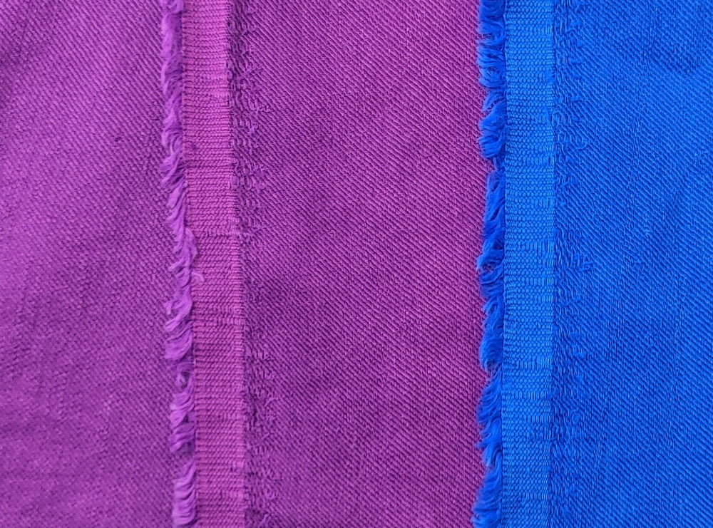 Elegance in Twill: Silky Linen Rayon Fabric with Good Drape 6032 6033 - The Linen Lab - Violet