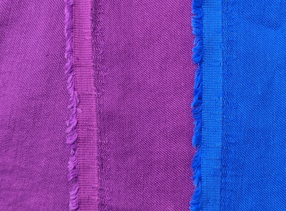 Elegance in Twill: Silky Linen Rayon Fabric with Good Drape 6032 6033 - The Linen Lab - Violet