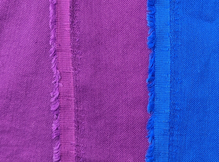 Elegance in Twill: Silky Linen Rayon Fabric with Good Drape 6032 6033 - The Linen Lab - Violet