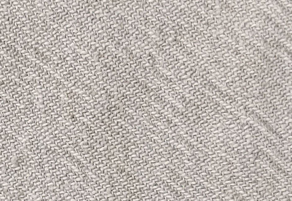 Heavyweight Linen Cotton Twill Fabric with Two-Tone Chambray 7258 7259 7331 7332 - The Linen Lab - Natural