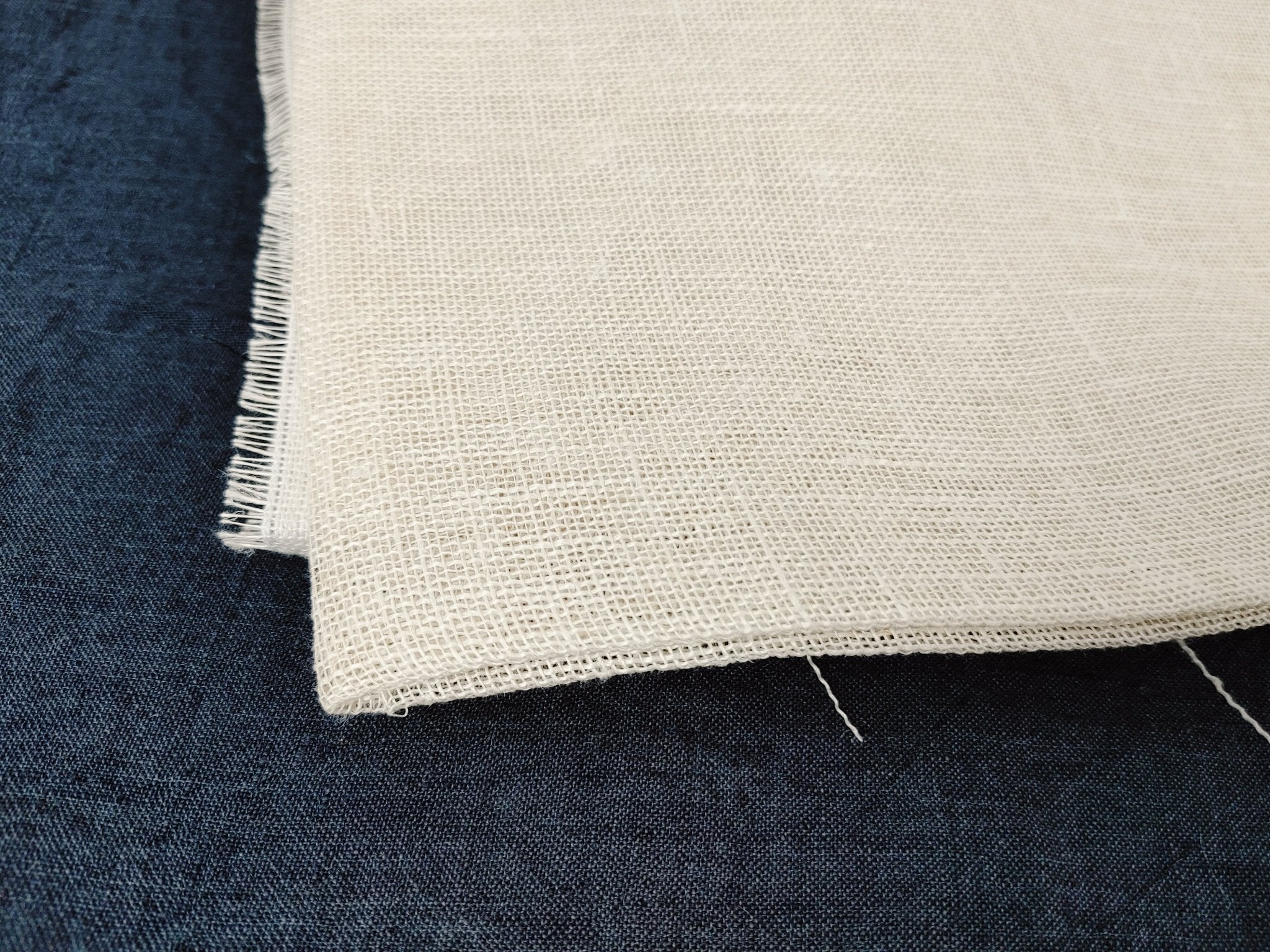 Hemp Mesh Fabric 840 - The Linen Lab - Ivory