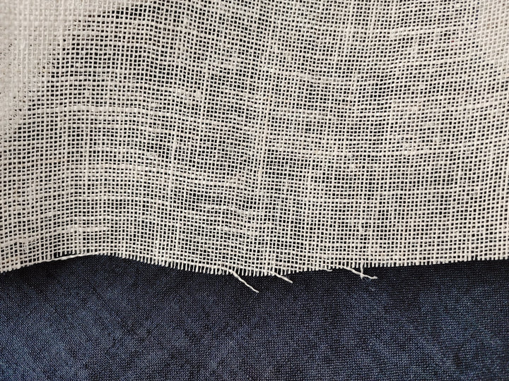 Hemp Mesh Fabric 840 - The Linen Lab - Ivory
