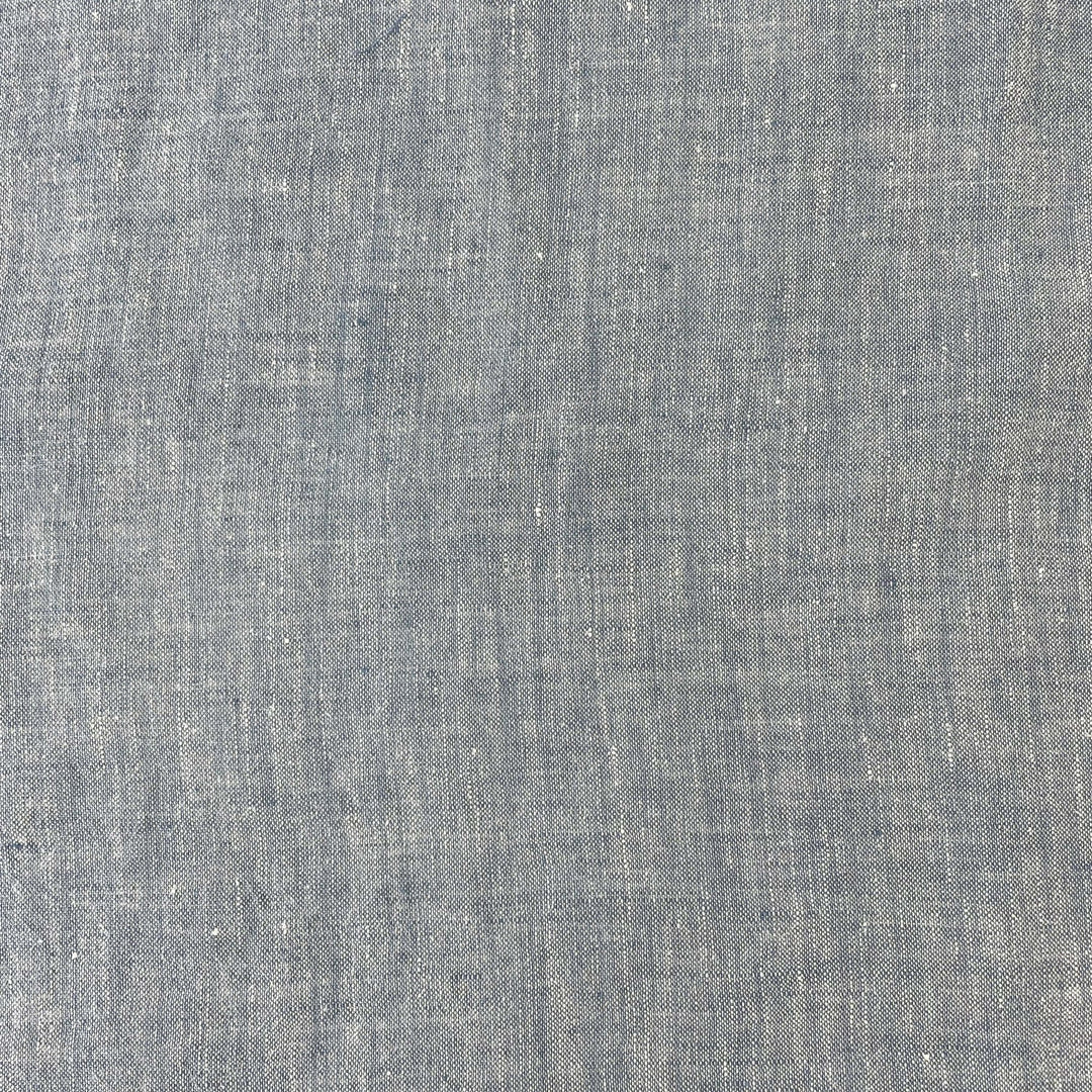 High Twisted Linen Dot Shape Fabric 6924 6927 - The Linen Lab - Blue