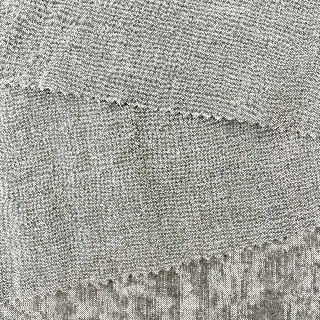 High Twisted Linen Dot Shape Fabric 6924 6927 - The Linen Lab - Blue