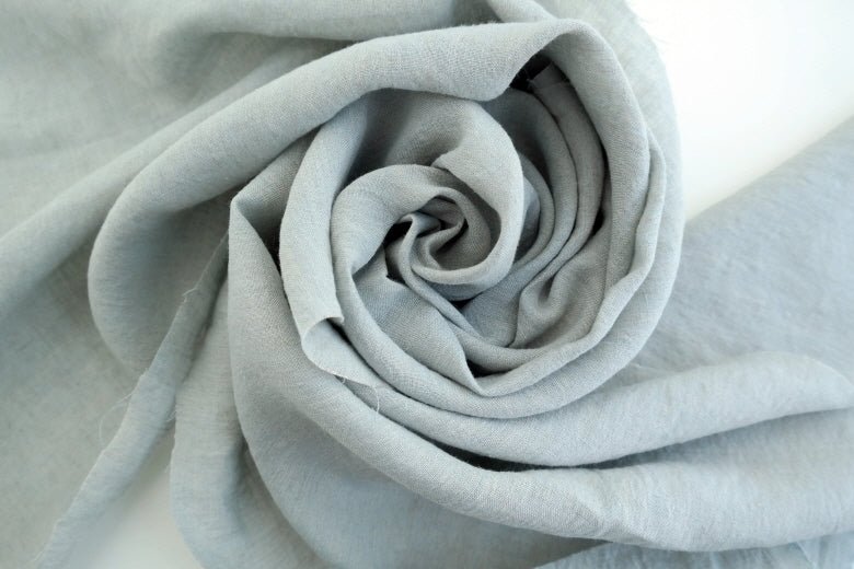 High Twisted Linen Dot Shape Fabric - The Linen Lab - natural
