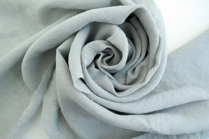 High Twisted Linen Dot Shape Fabric - The Linen Lab - natural
