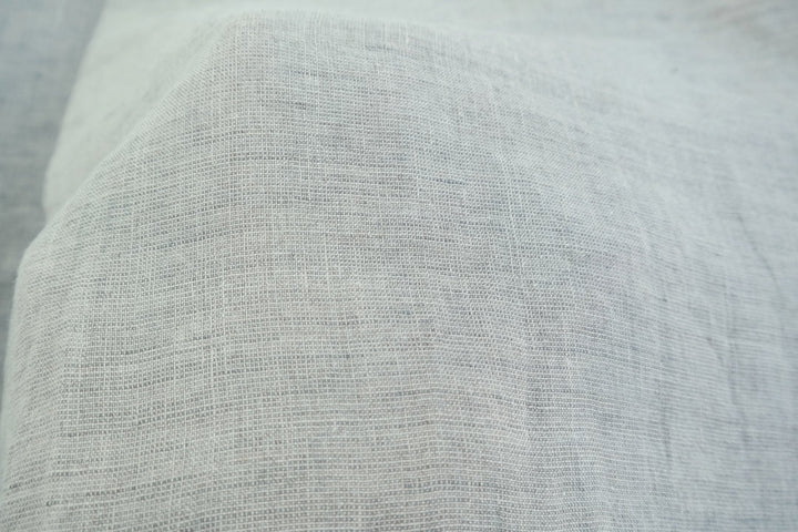 High Twisted Linen Dot Shape Fabric - The Linen Lab - grey