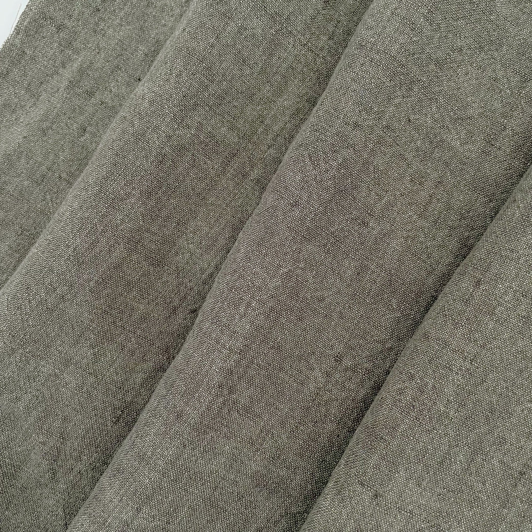 HIGH TWISTED LINEN FABRIC 6373 6374 6562 6311 6769 6863 - The Linen Lab - D/GREY