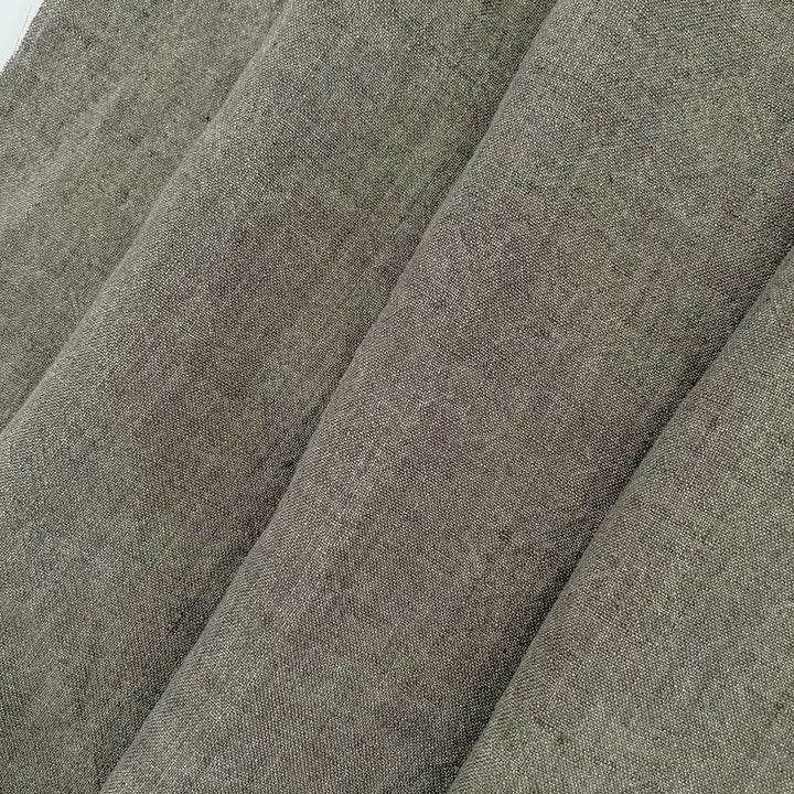 HIGH TWISTED LINEN FABRIC 6373 6374 6562 6311 6769 6863 - The Linen Lab - D/GREY