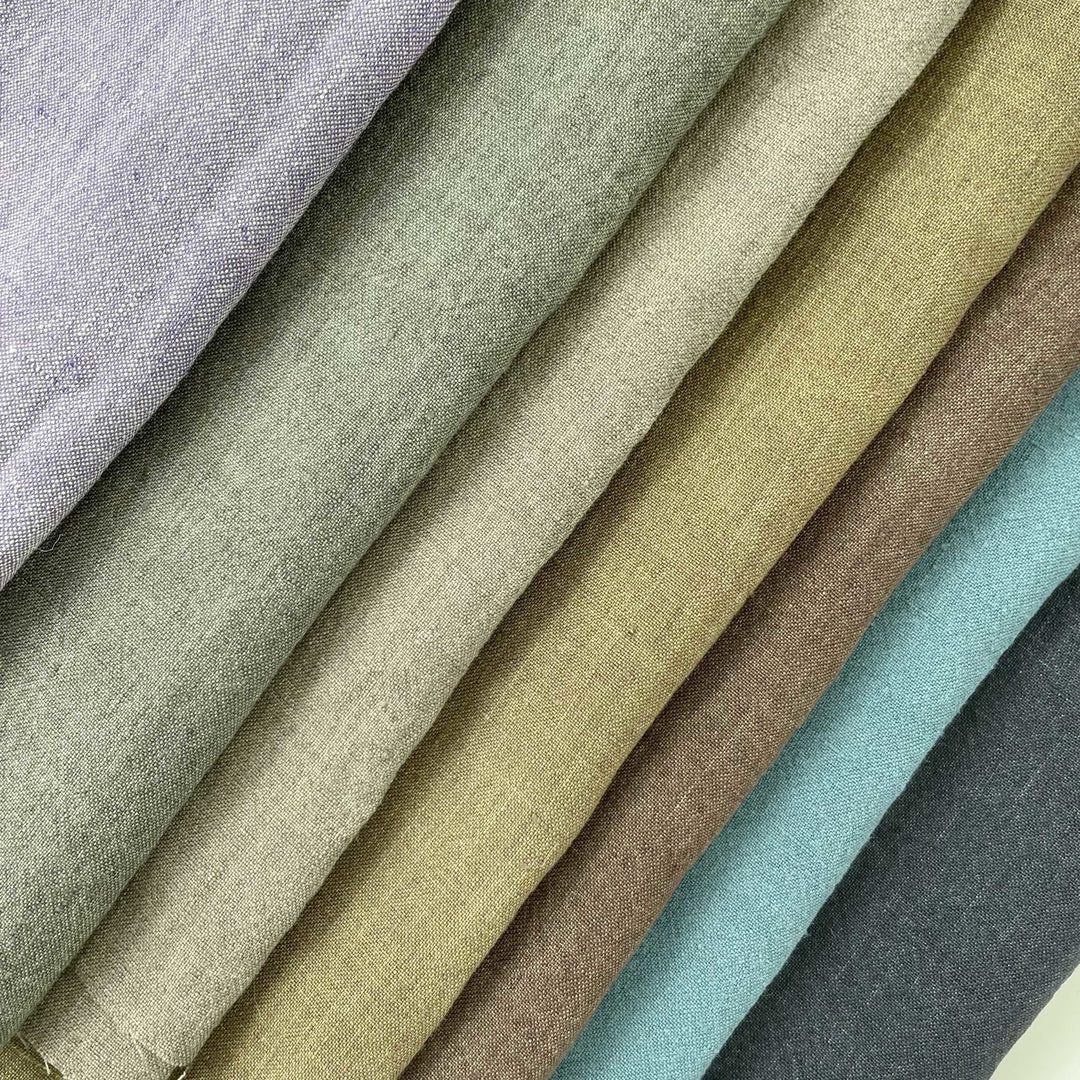 HIGH TWISTED LINEN FABRIC 6373 6374 6562 6311 6769 6863 - The Linen Lab - VIOLET