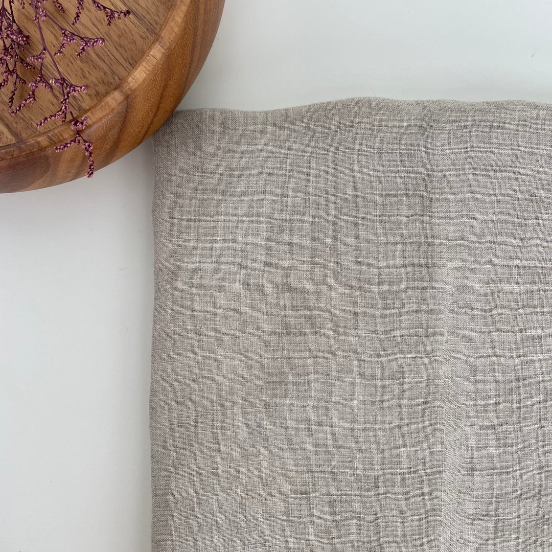 Light Weight High Twisted Linen Fabric 21s 6708 6195 6315 4895 - The Linen Lab - Light Natural
