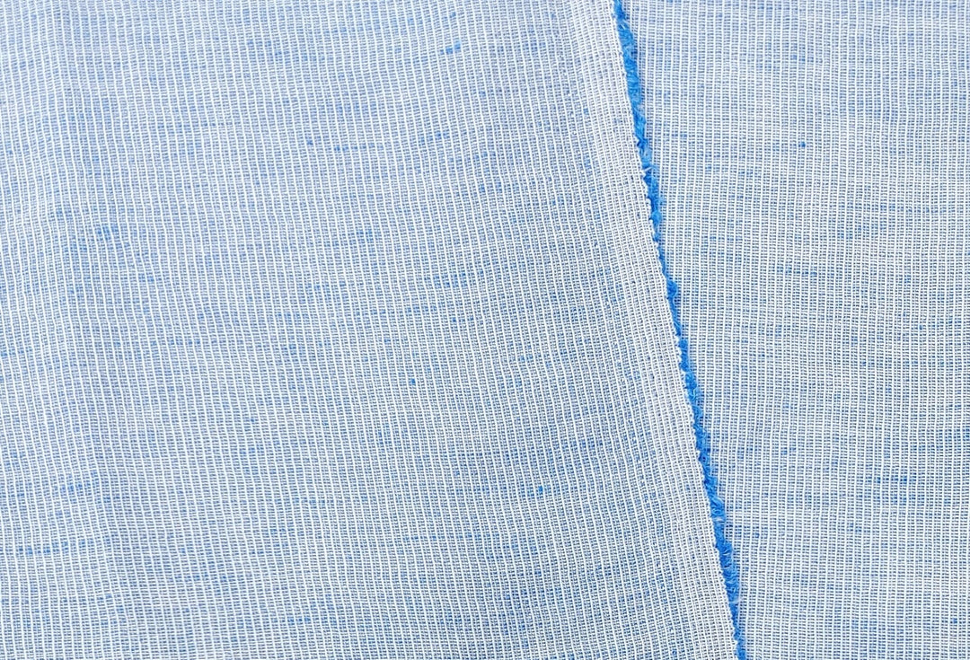 Light Weight Linen Cotton Stripe Fabric with Subtle Wrinkle Effect 7790 7791 7792 7793 7794 - The Linen Lab - Brown