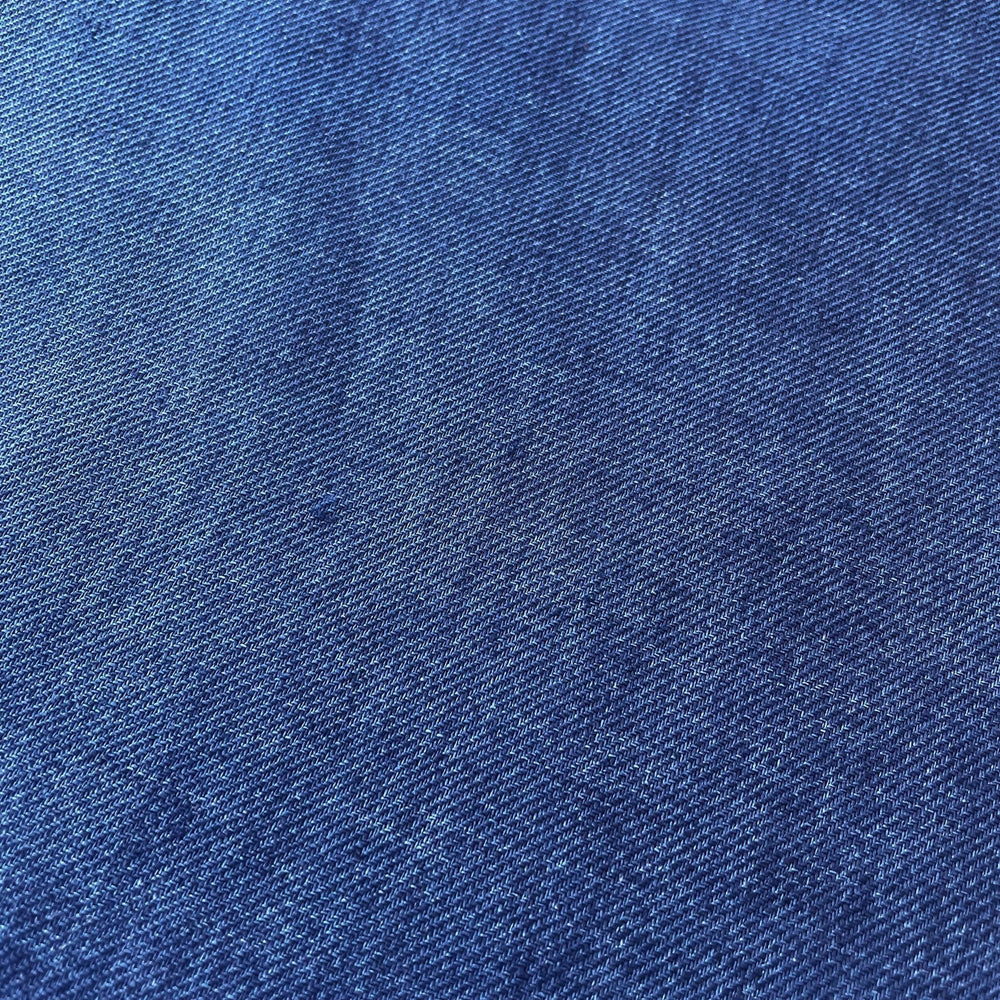 Linen Blue Twill Fabric 3943 - The Linen Lab - Blue