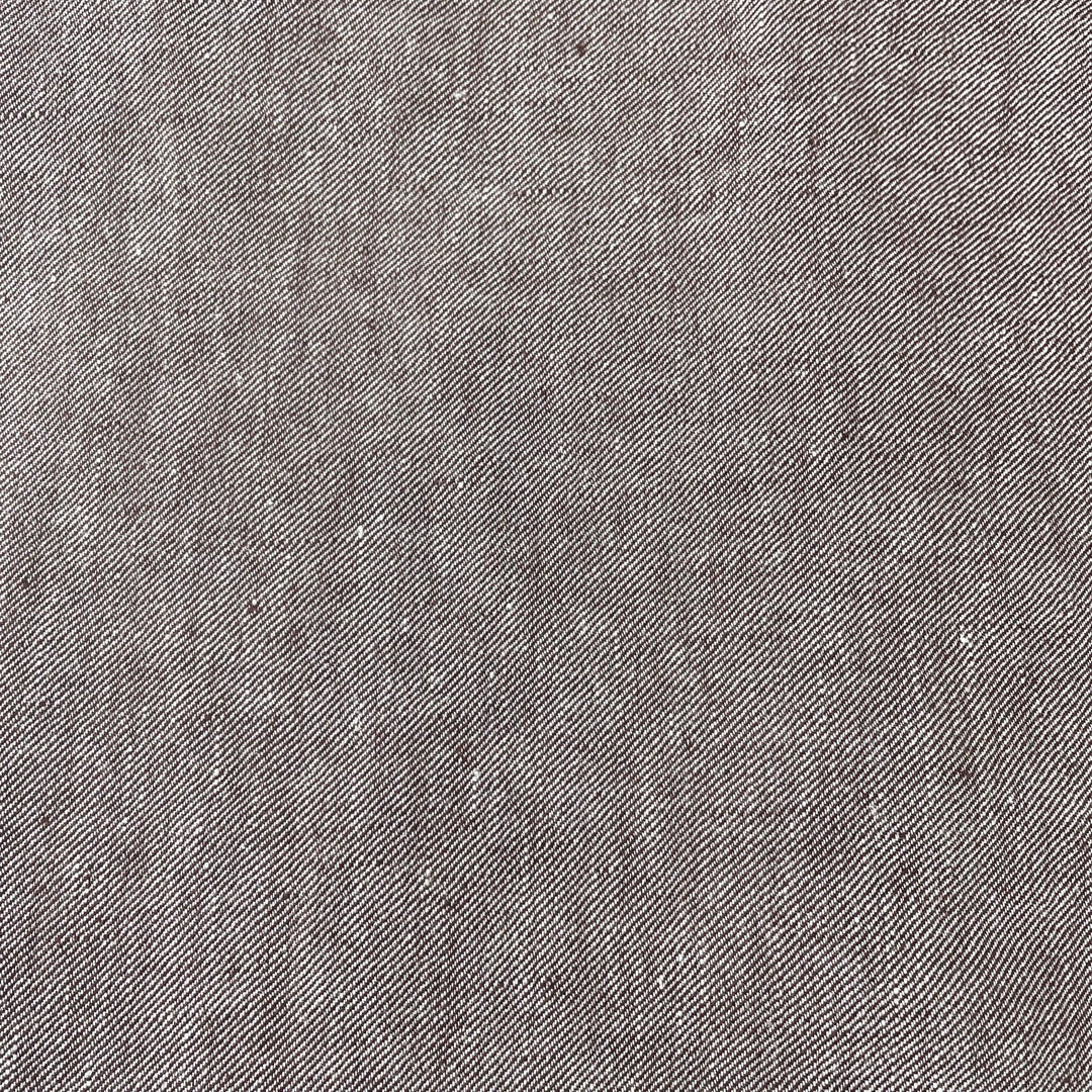 Linen Brown Twill Fabric 4796 - The Linen Lab - Brown
