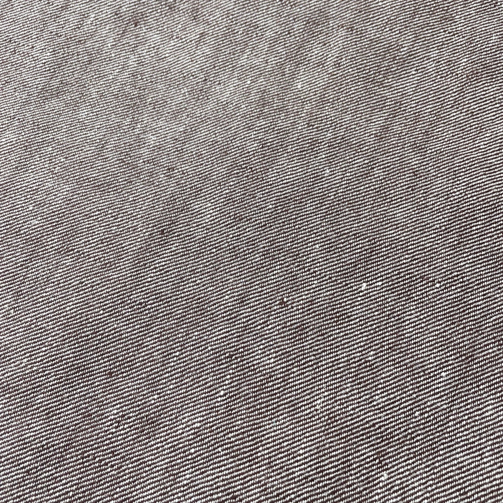 Linen Brown Twill Fabric 4796 - The Linen Lab - Brown