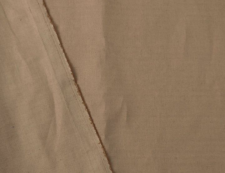 Linen Cotton Compact Twill Solid Fabric 3154 - The Linen Lab - Beige