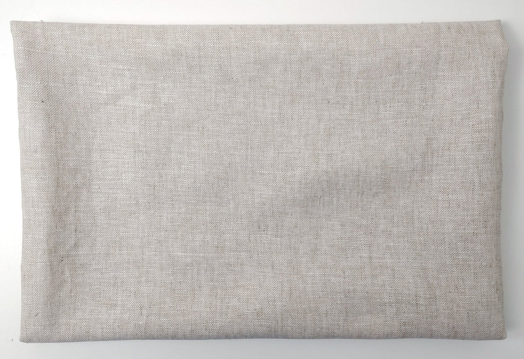 Linen Cotton Natural Color Fabric Basketweave 7658 - The Linen Lab - Natural(light)