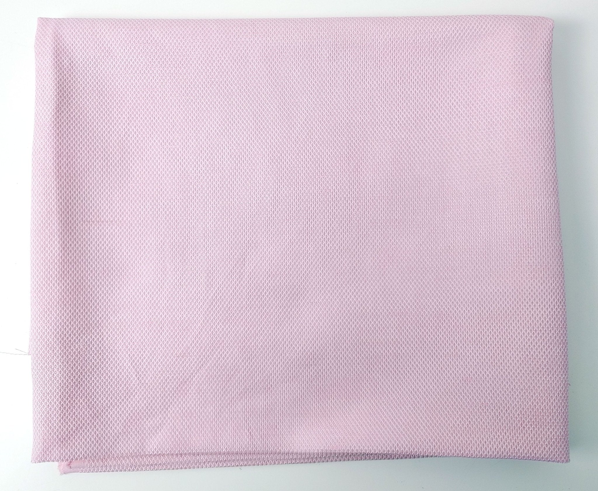 Linen Cotton Rhombus Shape Fabric - Special V-Heald 4350 4349 4348 4347 - The Linen Lab - White