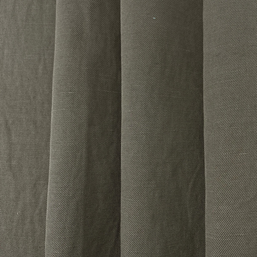 Linen Cotton Twill Fabric 7157 6943 - The Linen Lab - 6943 KHAKI
