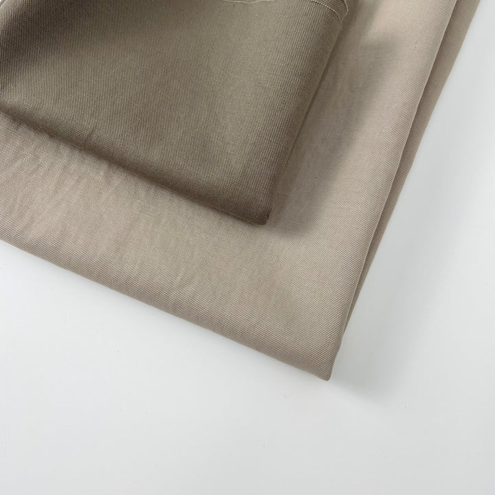 Linen Cotton Twill Fabric 7157 6943 - The Linen Lab - 7157 BEIGE