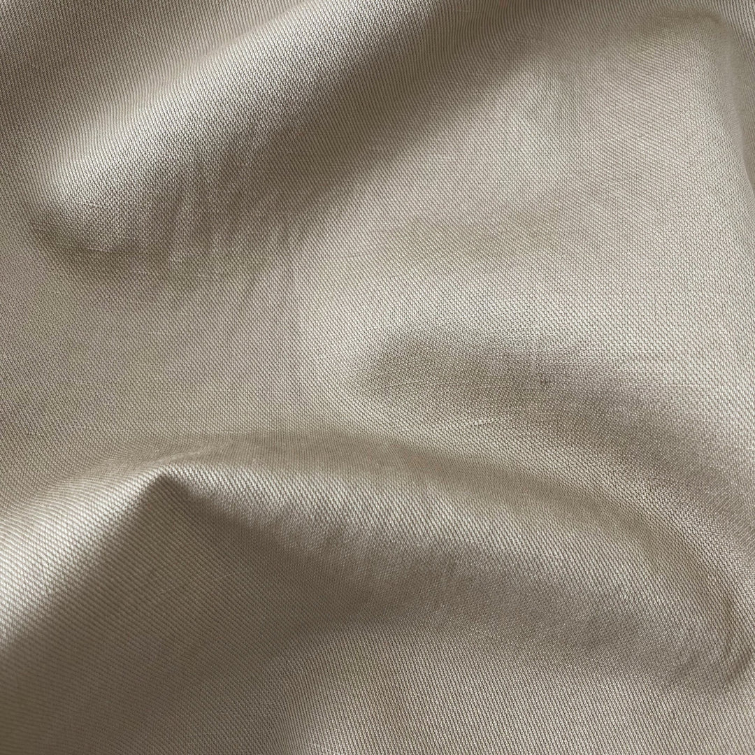 Linen Cotton Twill Fabric 7157 6943 - The Linen Lab - 7157 BEIGE