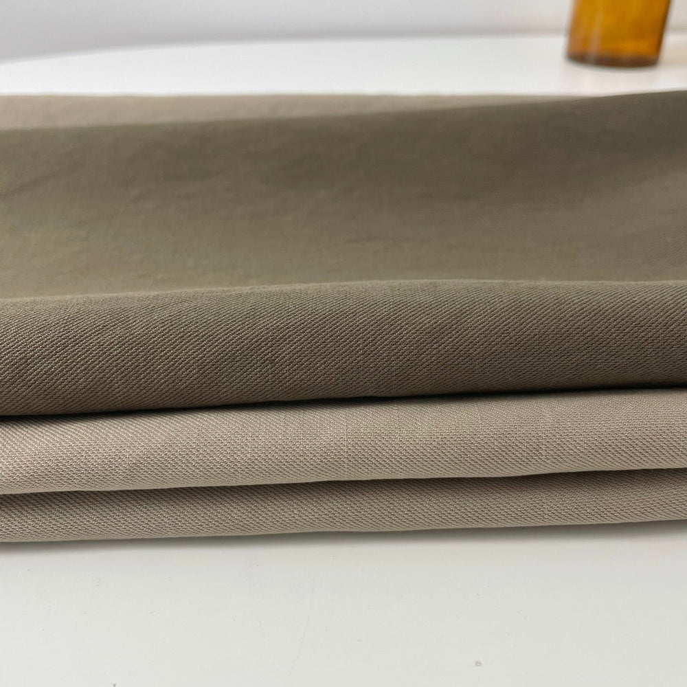 Linen Cotton Twill Fabric 7157 6943 - The Linen Lab - 7157 BEIGE