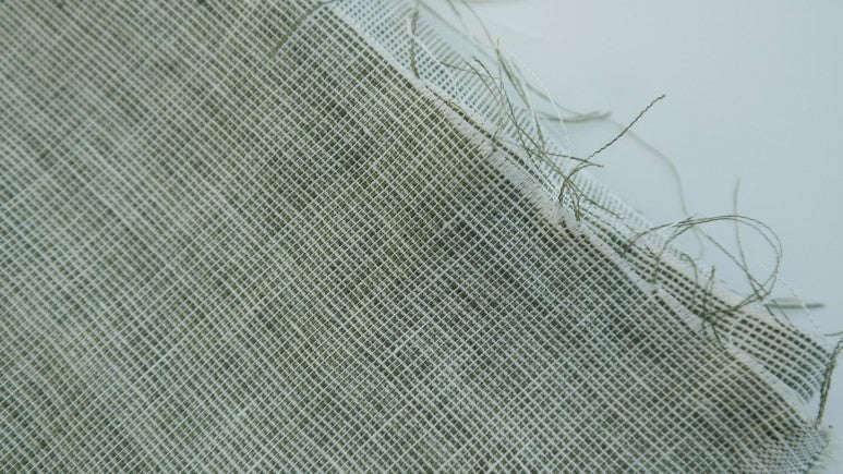 Linen Dot Shape Fabric (7171 7172 2829 4751) - The Linen Lab - beige