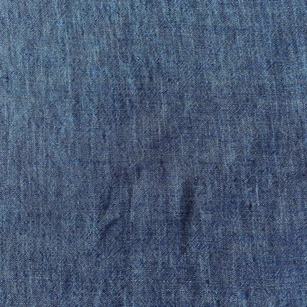 Linen Fabric Light Weight Soft Touch 21S 4892 6449 7252 6351 - The Linen Lab - Navy