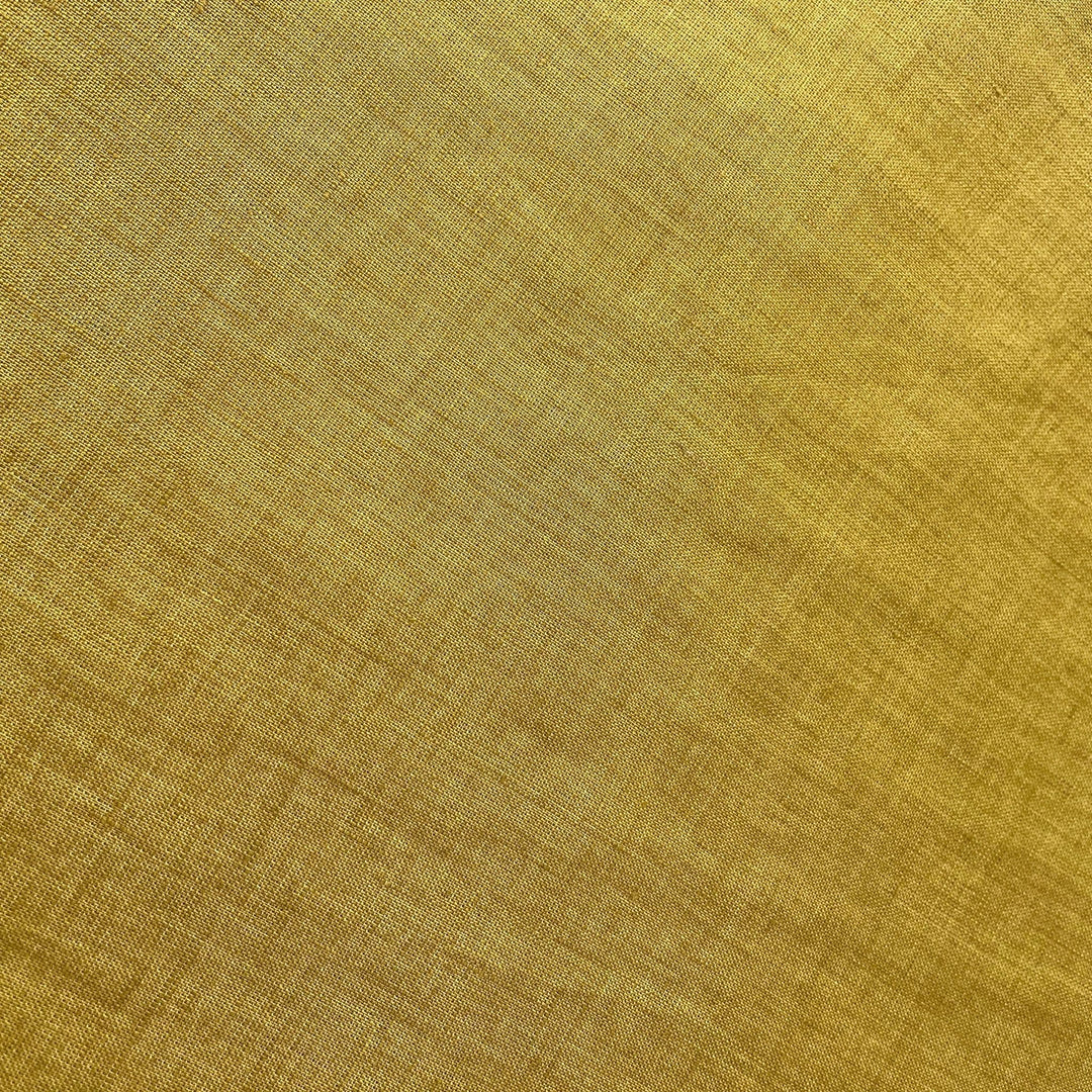 Linen Fabric Light Weight Soft Touch 21S 6132 7019 7018 6784 - The Linen Lab - Mustard