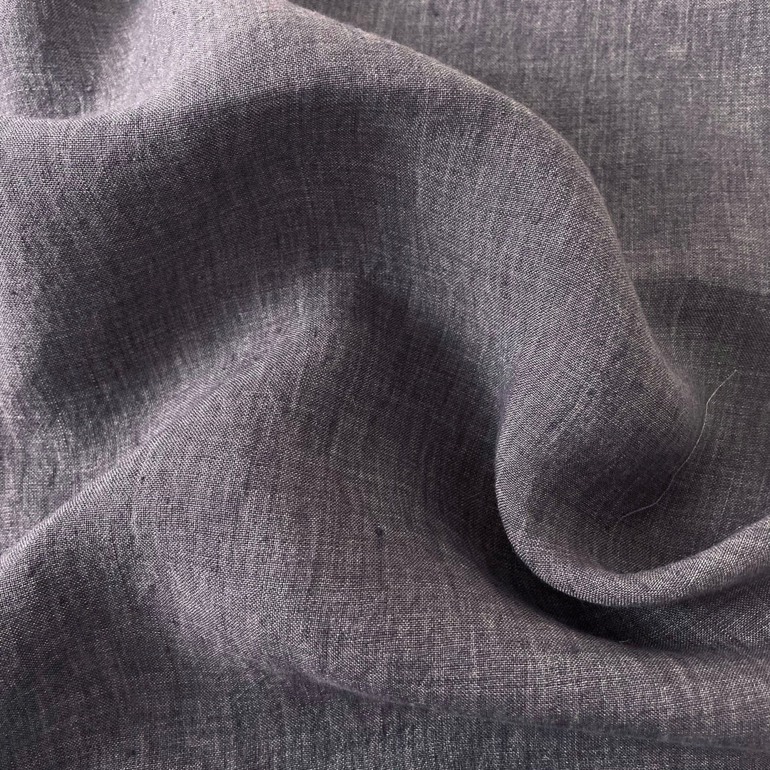 Linen Fabric Light Weight Soft Touch 21S 7365 7366 7260 - The Linen Lab - Grey