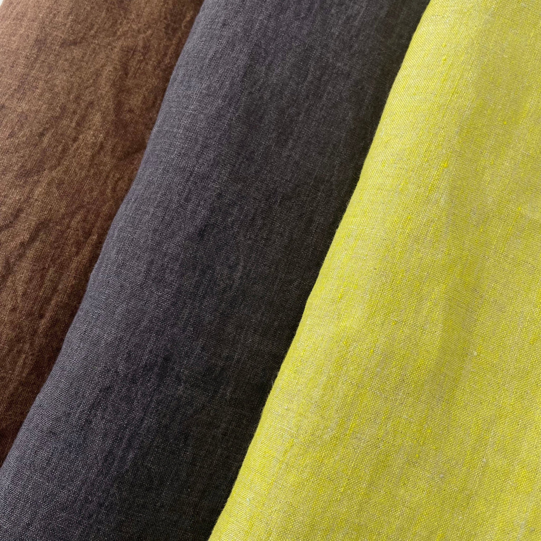 Linen Fabric Light Weight Soft Touch 21S 7365 7366 7260 - The Linen Lab - Grey