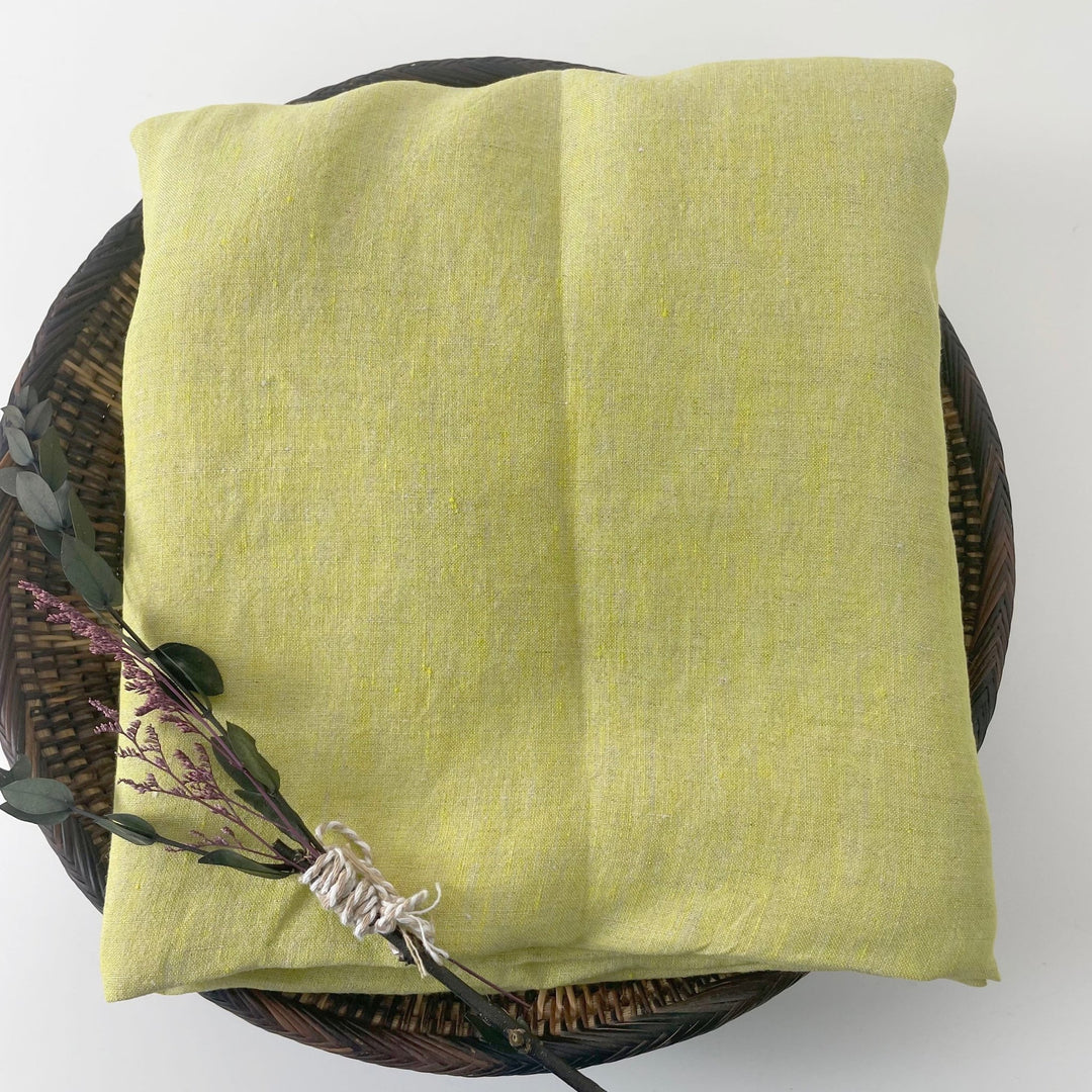 Linen Fabric Light Weight Soft Touch 21S 7365 7366 7260 - The Linen Lab - Yellow